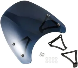 Motorcycle Tank Pad Protector Motorcycle Adjustable Windscreen Wind Deflector Windshield for CB650R 6XDB