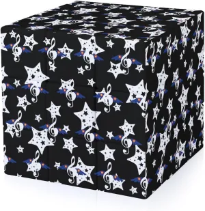 Music Note Wings Adults 3x3x3 Color-Matching Smooth Fully Printed Cube Gift