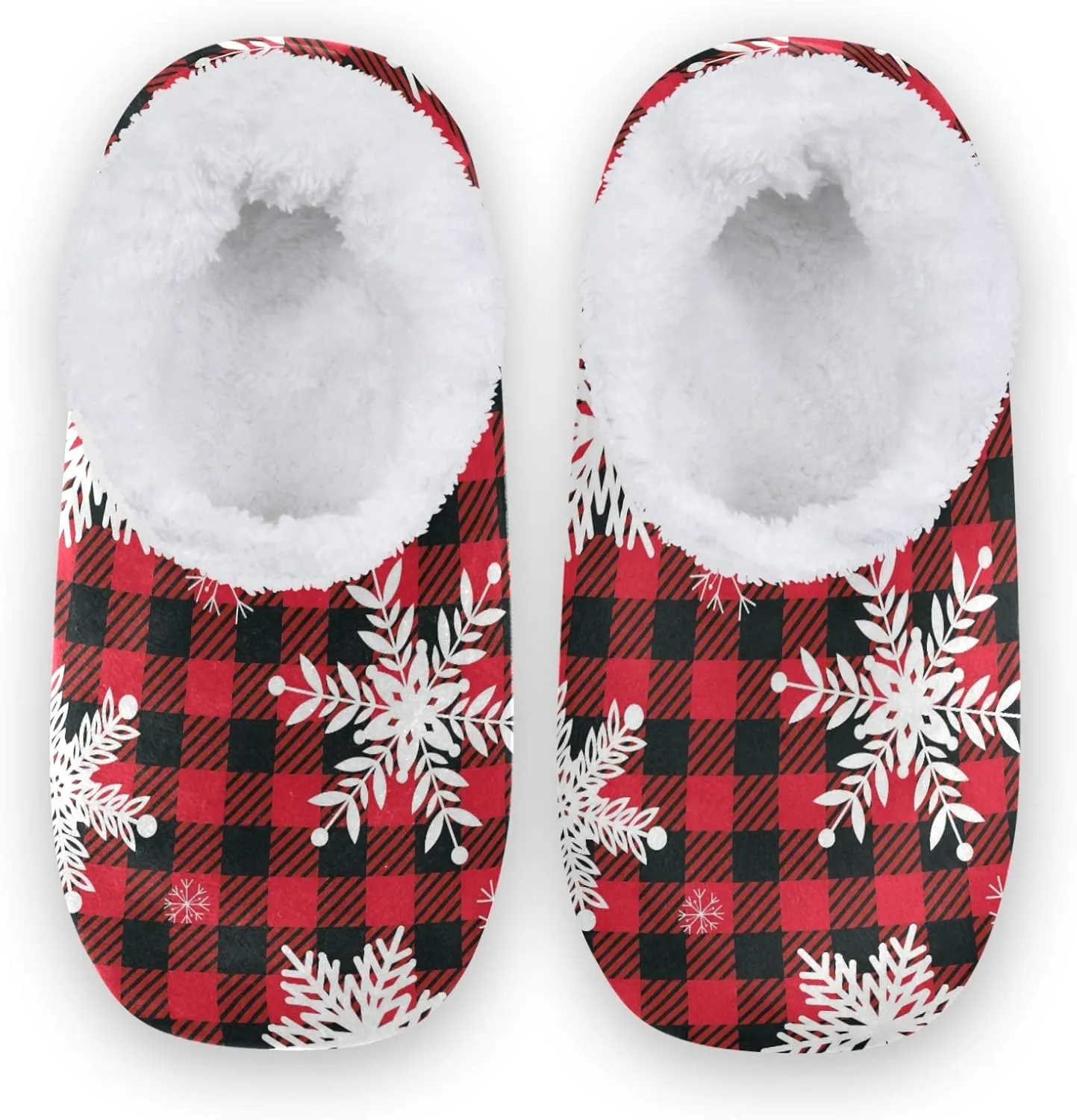 Naanle Women's Winter Memory Foam Slippers, Grey, Size 5-6, Closed Toe, No Heel, Medium Width, Solid Pattern, Fuzzy Fleece Lining, Anti-Slip Rubber Sole