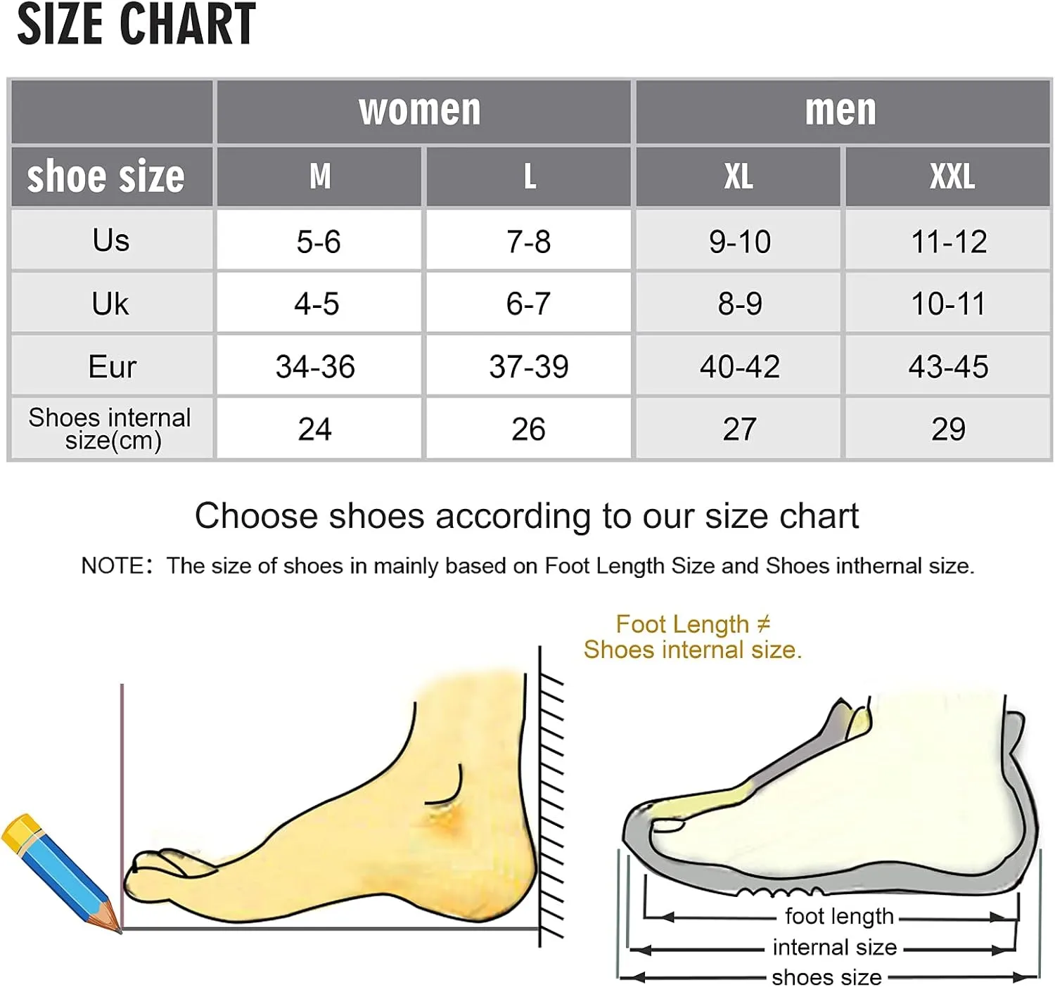 Naanle Women's Winter Memory Foam Slippers, Grey, Size 5-6, Closed Toe, No Heel, Medium Width, Solid Pattern, Fuzzy Fleece Lining, Anti-Slip Rubber Sole