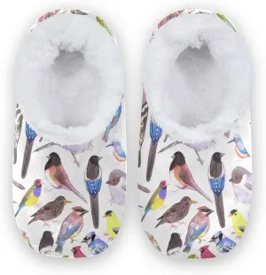 Naanle Women's Winter Memory Foam Slippers, Grey, Size 5-6, Closed Toe, No Heel, Medium Width, Solid Pattern, Fuzzy Fleece Lining, Anti-Slip Rubber Sole