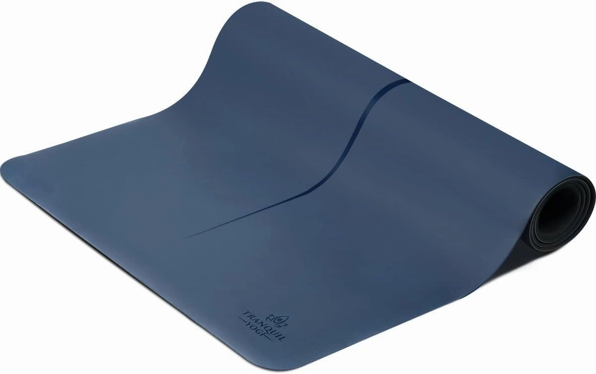 Natural Yoga and Exercise Mat - Excellent Grip and Joint Protection, Includes Carry Strap.