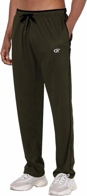 NEIKU Mens Lightweight Sweatpants with Pockets Open Bottom Mesh Athletic Pants for Running