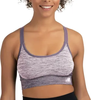 New Balance Women's Seamless Medium Padded Cami Sports Bra, Workout Yoga Top