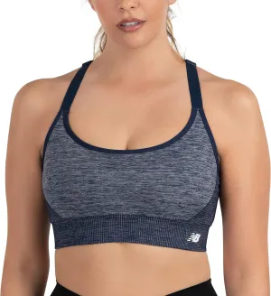 New Balance Women's Seamless Medium Padded Cami Sports Bra, Workout Yoga Top