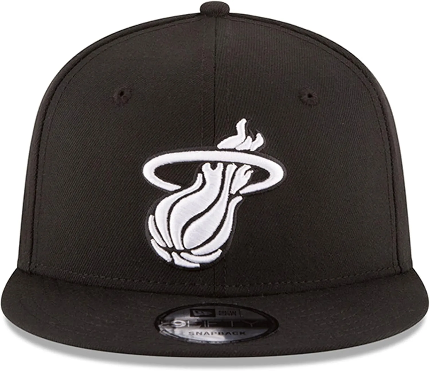 New Era NBA 9FIFTY Black White Adjustable Snapback Hat Cap One Size Fits All