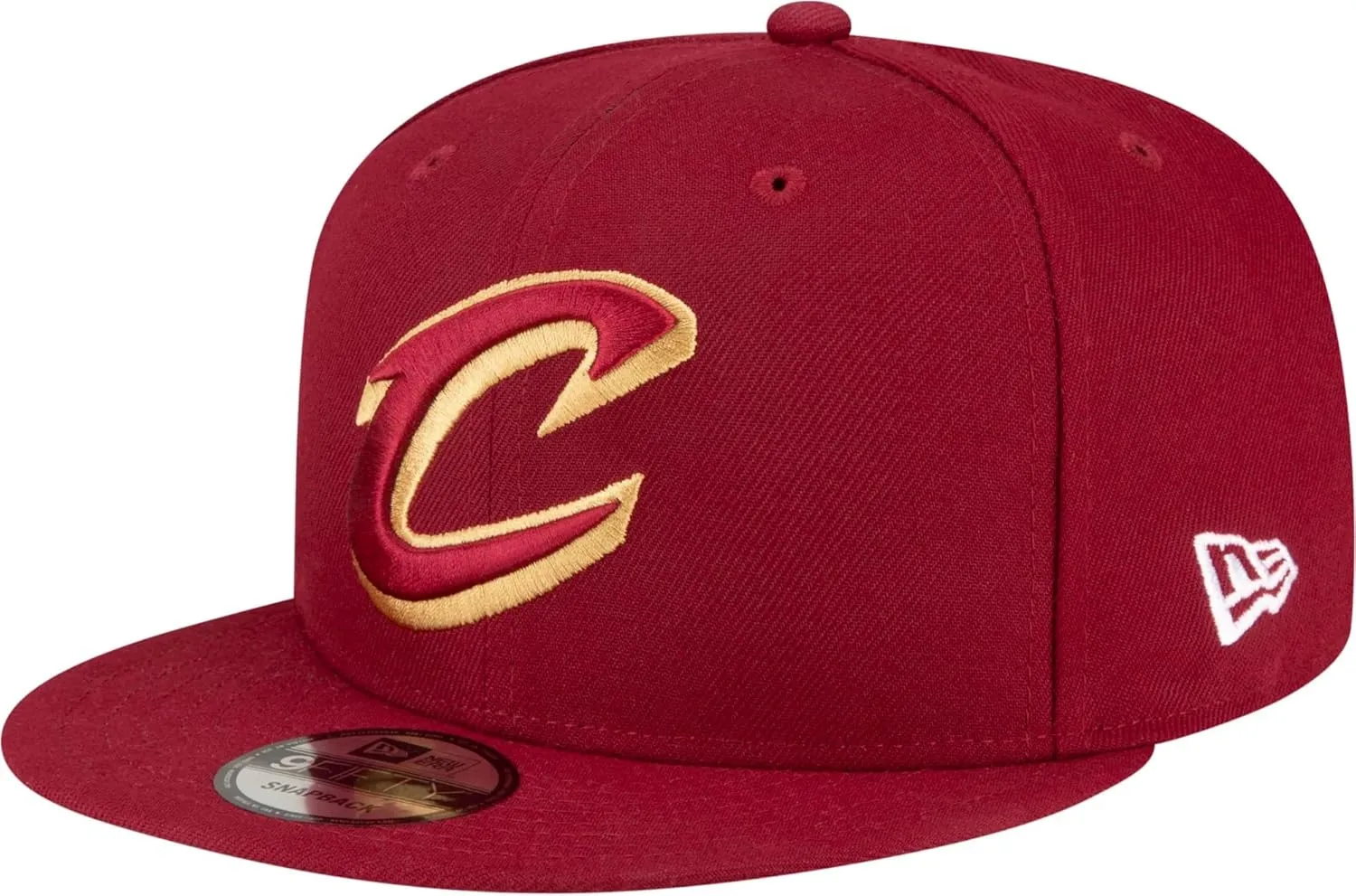 New Era NBA Black 9FIFTY Adjustable Snapback Hat Cap One Size Fits All