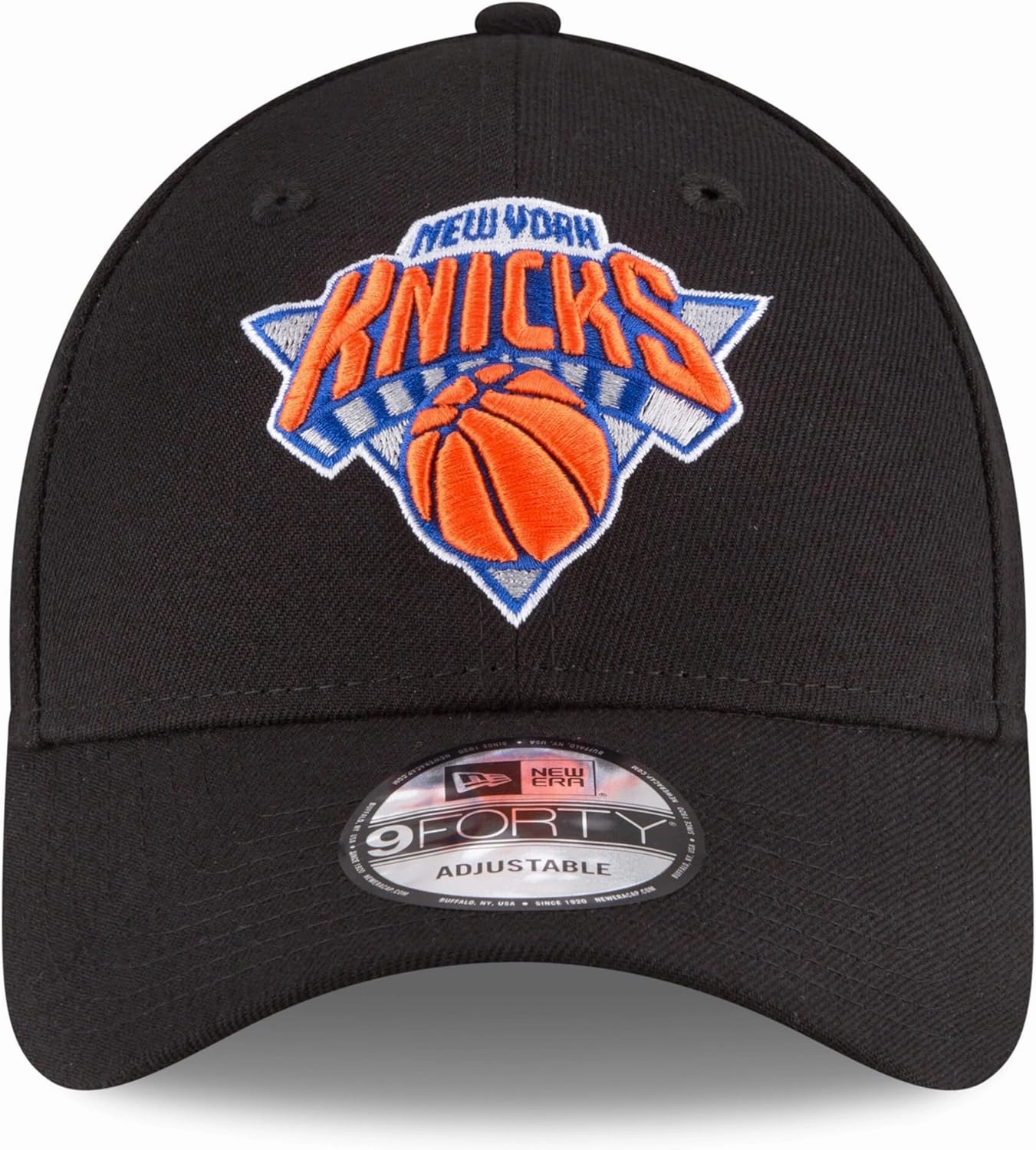 New Era Unisex-Adult NBA The League 9FORTY Basketball Black Alternate Team Color Adjustable Hat Cap One Size Fits All