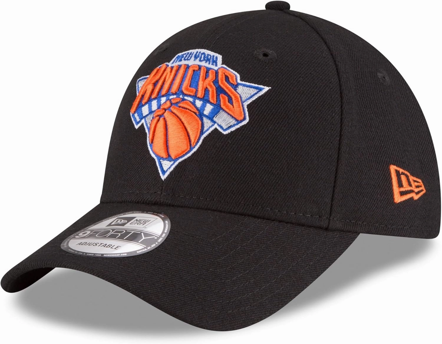 New Era Unisex-Adult NBA The League 9FORTY Basketball Black Alternate Team Color Adjustable Hat Cap One Size Fits All