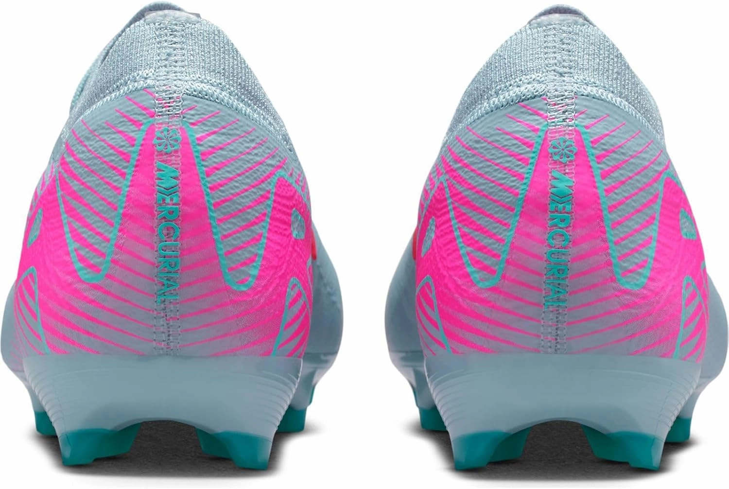 Nike Jr. Mercurial Vapor 16 Pro Little/Big Kids' FG Low-Top Soccer Cleats (HF5448-301, Ocean Cube/Pink Blast)