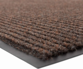 Notrax 109 Brush Step Carpeted Indoor/Outdoor Entrance Mat for Home or Office, 2' x 3', Absorbent Slip Resistant Heavy Duty Entry Mat, Brown, 109S0023BR