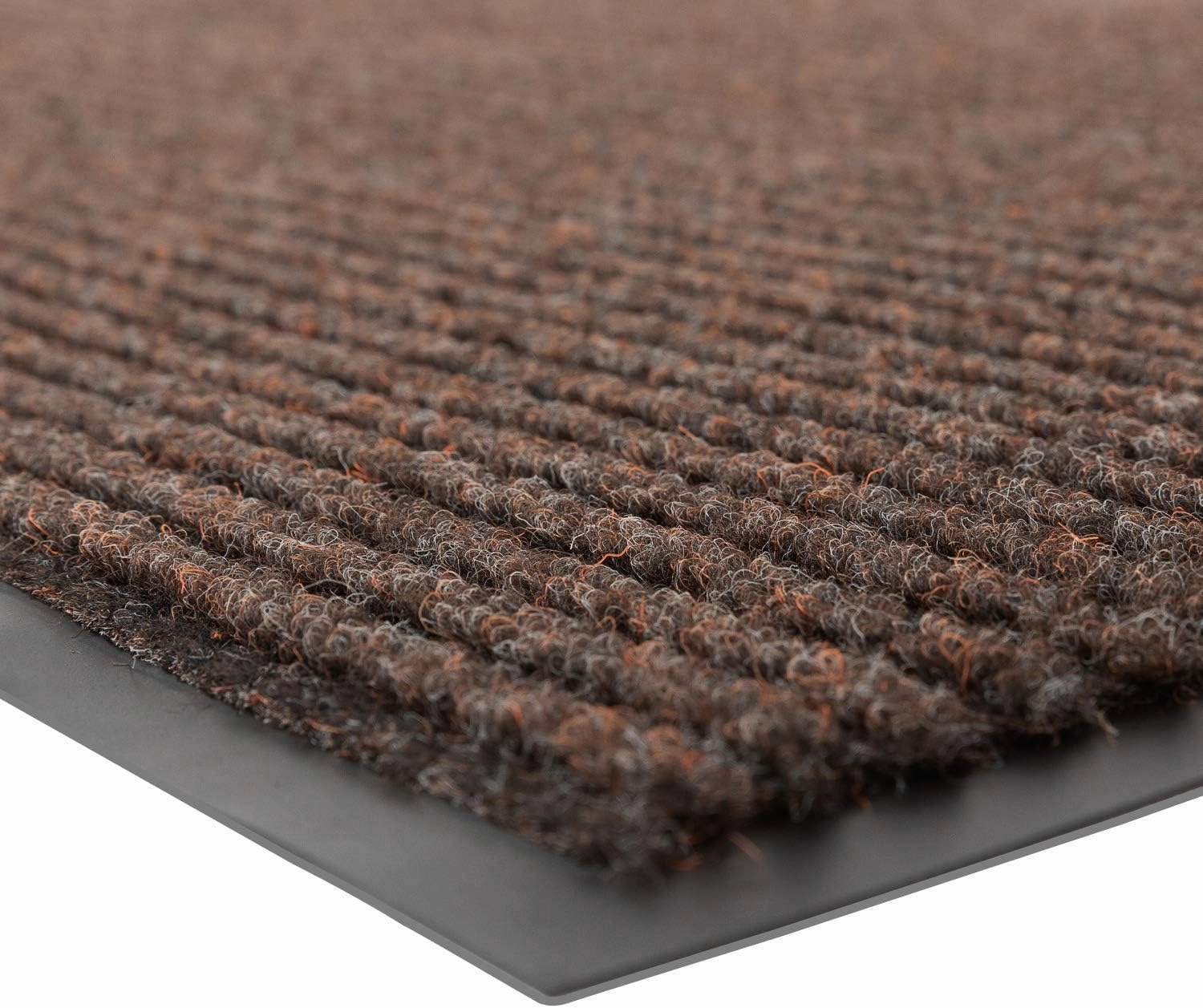 Notrax 109 Brush Step Carpeted Indoor/Outdoor Entrance Mat for Home or Office, 2' x 3', Absorbent Slip Resistant Heavy Duty Entry Mat, Brown, 109S0023BR