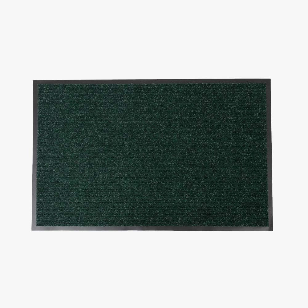 Notrax 109 Brush Step Carpeted Indoor/Outdoor Entrance Mat for Home or Office, 2' X 3', Absorbent Slip Resistant Heavy Duty Entry Mat, Hunter Green, 109S0023GN