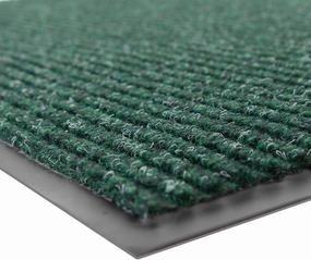 Notrax 109 Brush Step Carpeted Indoor/Outdoor Entrance Mat for Home or Office, 2' X 3', Absorbent Slip Resistant Heavy Duty Entry Mat, Hunter Green, 109S0023GN