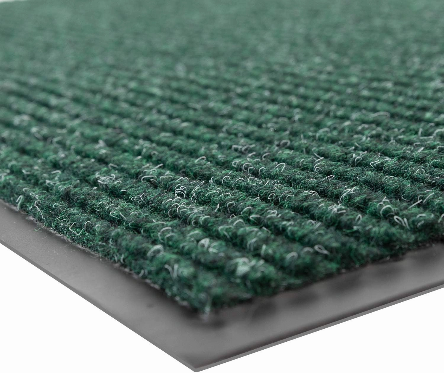 Notrax 109 Brush Step Carpeted Indoor/Outdoor Entrance Mat for Home or Office, 2' X 3', Absorbent Slip Resistant Heavy Duty Entry Mat, Hunter Green, 109S0023GN