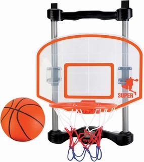 NSG Over The Door Basketball Hoop with Shot Clock, Electronic Scoring and Sound