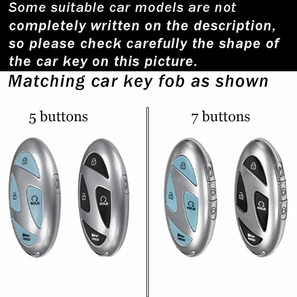 ontto Car Key Case Fit for Hyundai Grandeur GN7 2024 Key Fob Soft TPU Key Fob Holder Fit for Hyundai Ioniq 6 Kona 2024,Full Coverage Key Bag Fit for Hyundai Elantra 2023 2024,Black