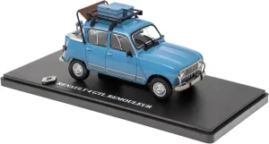 OPO 10 - Miniature Car 1:43 Compatible with Renault 4 GTL REMOULEUR - Hachette IXO R4 4L - 4L012