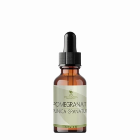 OPO Pomegranate Seed Oil - 1 oz Glass & Dropper - Pure Unrefined Cold Pressed Virgin Vegan Antioxidant Rich Carrier Oil for Skin Hair Face Body Cuticles Nails Organic Pure Oil