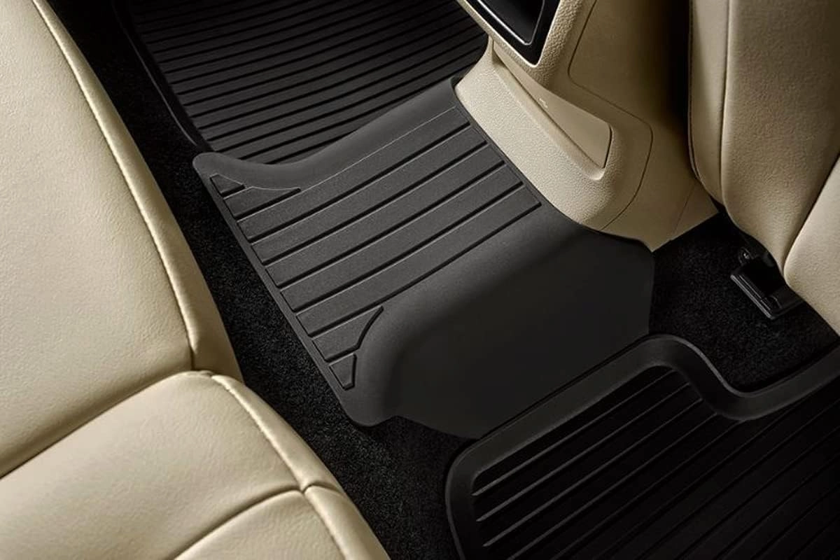 Original Karoq Rubber Mat Tunnel Rear Centre Cover Centre Tunnel Cover 57A061580 Black