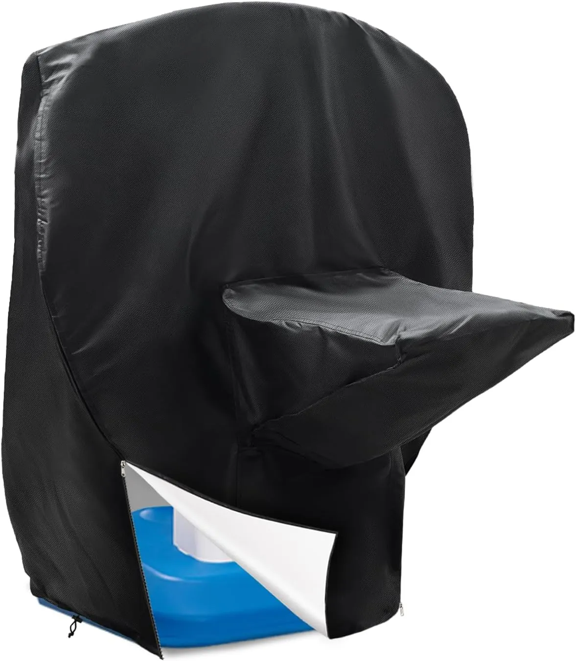 Outdoor Pool Basketball Hoop Cover 34 x 25 x 40 Inch, UV-Resistant Winter Poolside Basketball Hoop Protector, Swimming Pool Accessory Cover Only