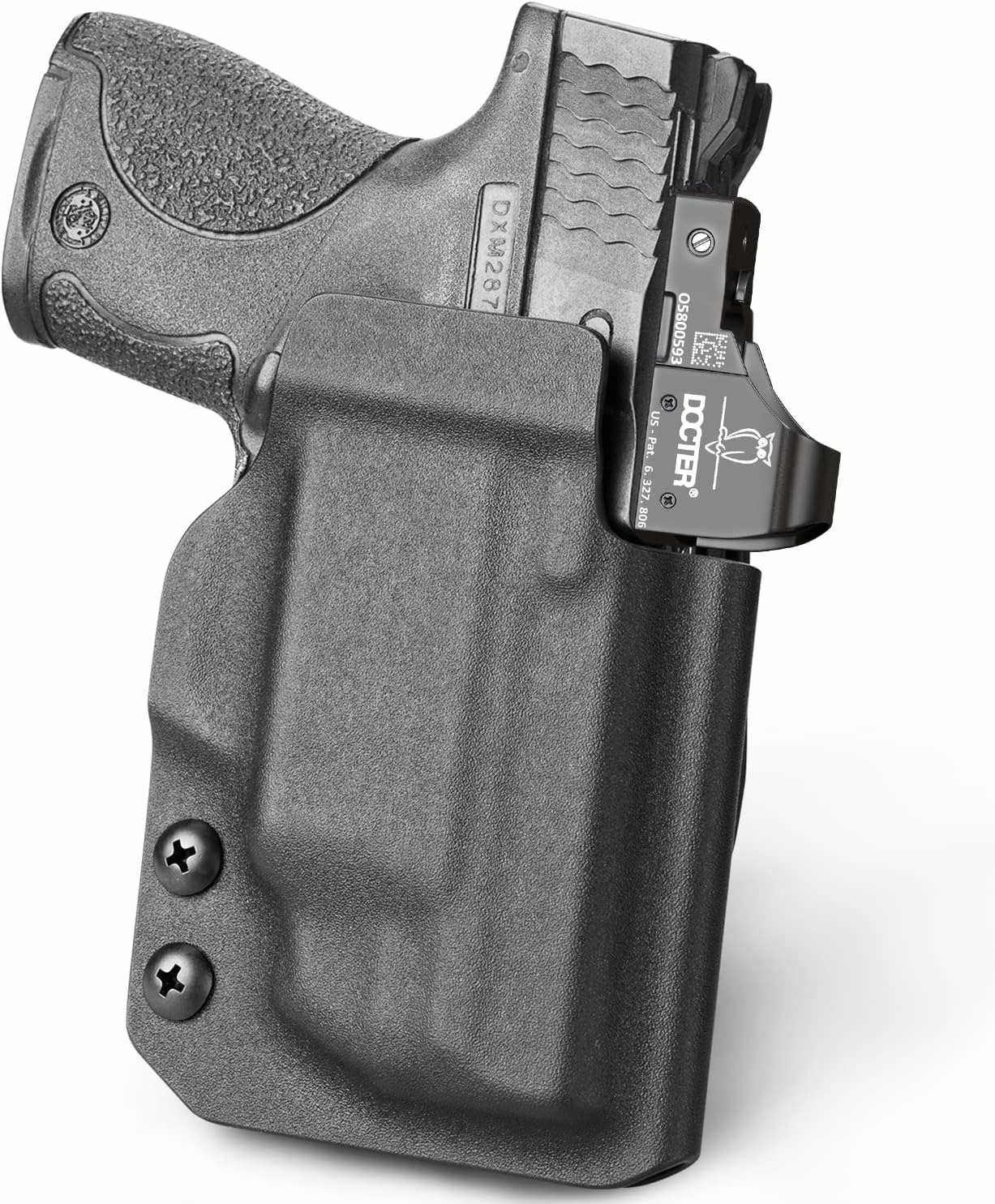OWB Kydex Holster Fits Glock 43/43X, S&W SD9 VE/SD40 VE, M&P 9MM/.40 M2.0 & Shield with Laser, Springfield Hellcat, Taurus G3C/G2C/PT111/PT140, SCCY CPX-1/CPX-2, 1911 - Red Dot Compatible