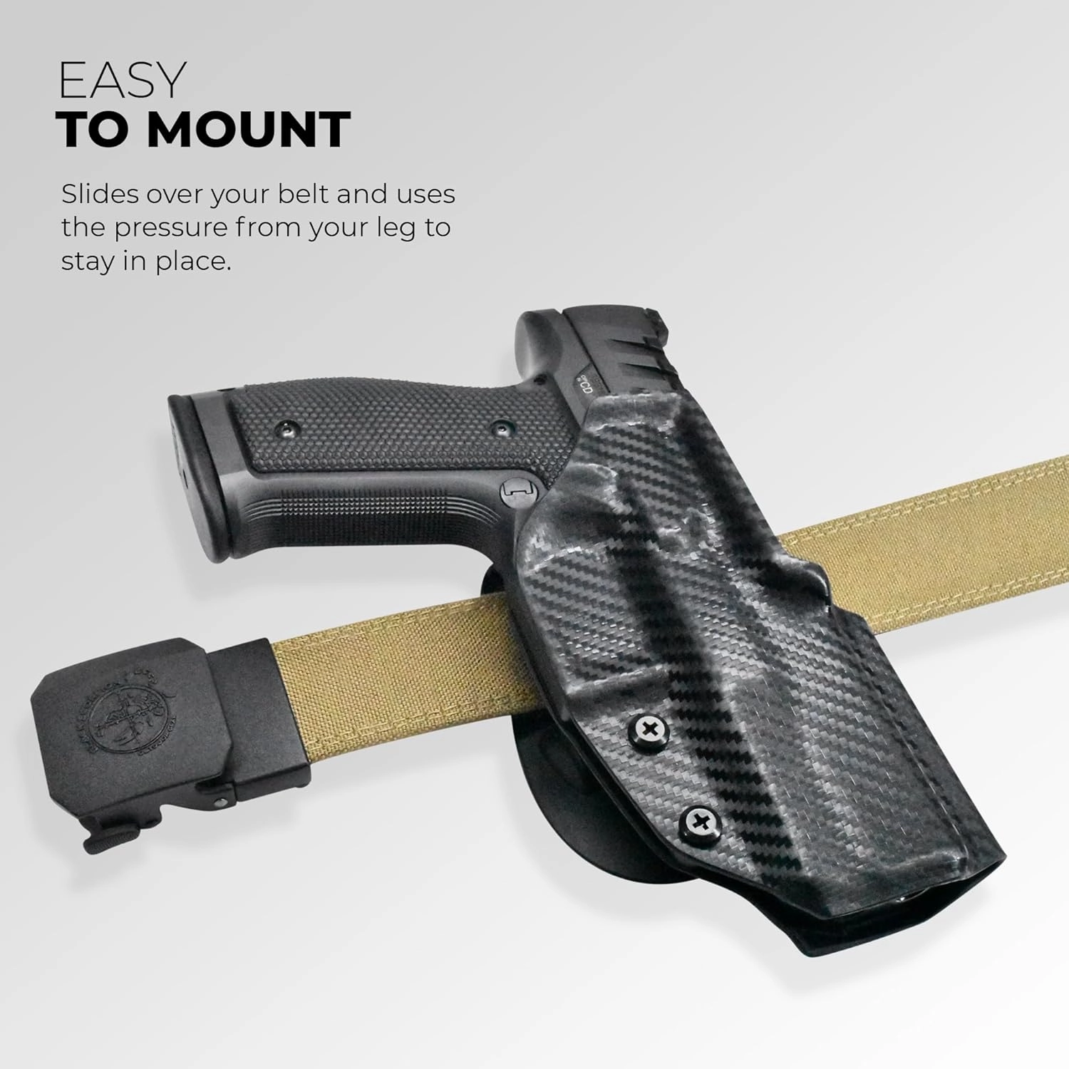 OWB Paddle Holster fits Walther PDP 5'' w/Streamlight TLR-7 / TLR-8