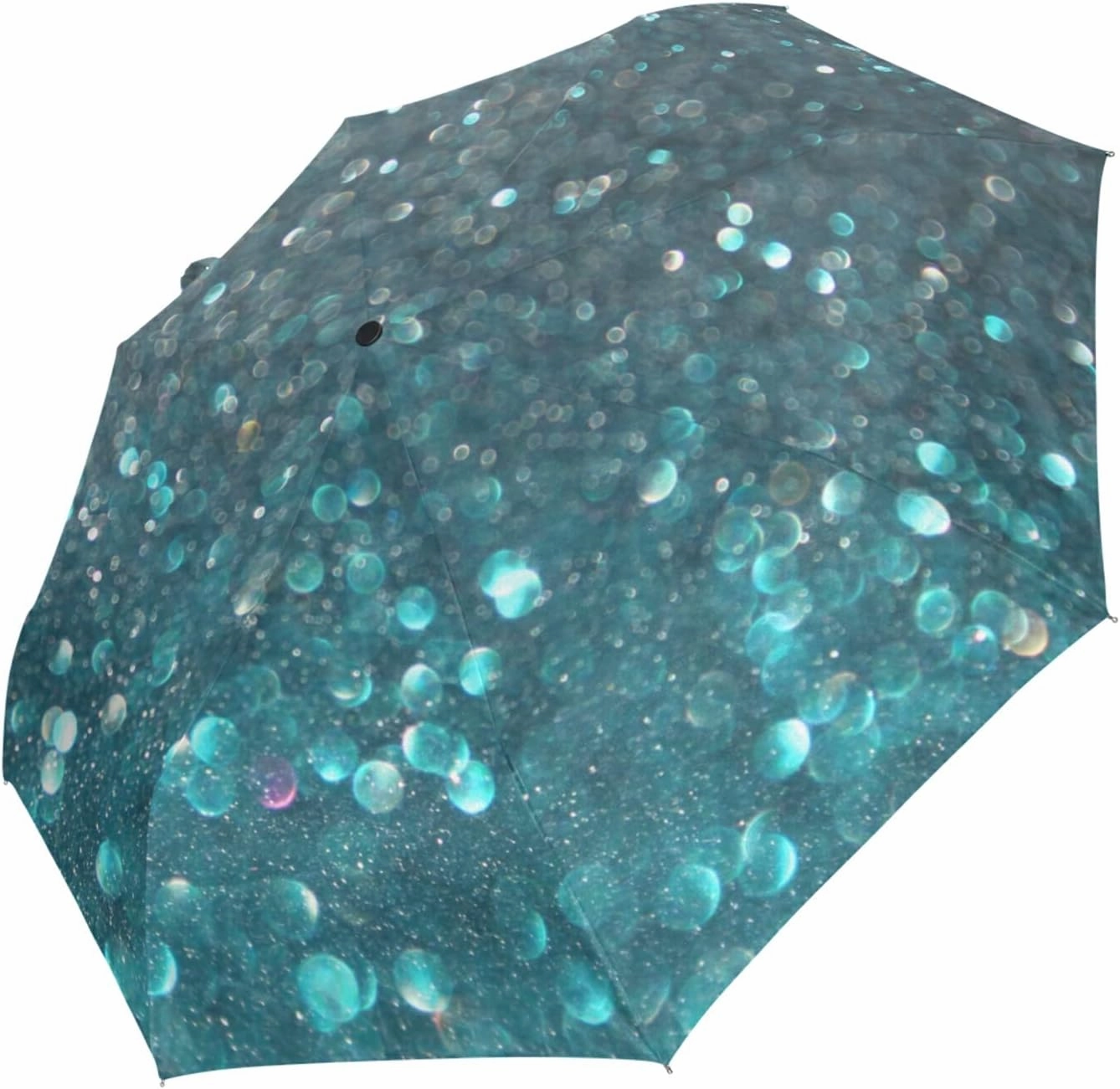 Oyihfvs Automatic Windproof Waterproof Umbrella, Folding Umbrella Reinforced Portable Automatic Compact Anti-UV Sun rain Auto Open/Close