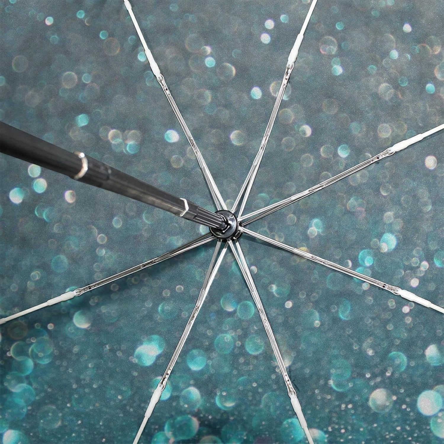Oyihfvs Automatic Windproof Waterproof Umbrella, Folding Umbrella Reinforced Portable Automatic Compact Anti-UV Sun rain Auto Open/Close