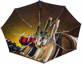 Oyihfvs Automatic Windproof Waterproof Umbrella, Folding Umbrella Reinforced Portable Automatic Compact Anti-UV Sun rain Auto Open/Close