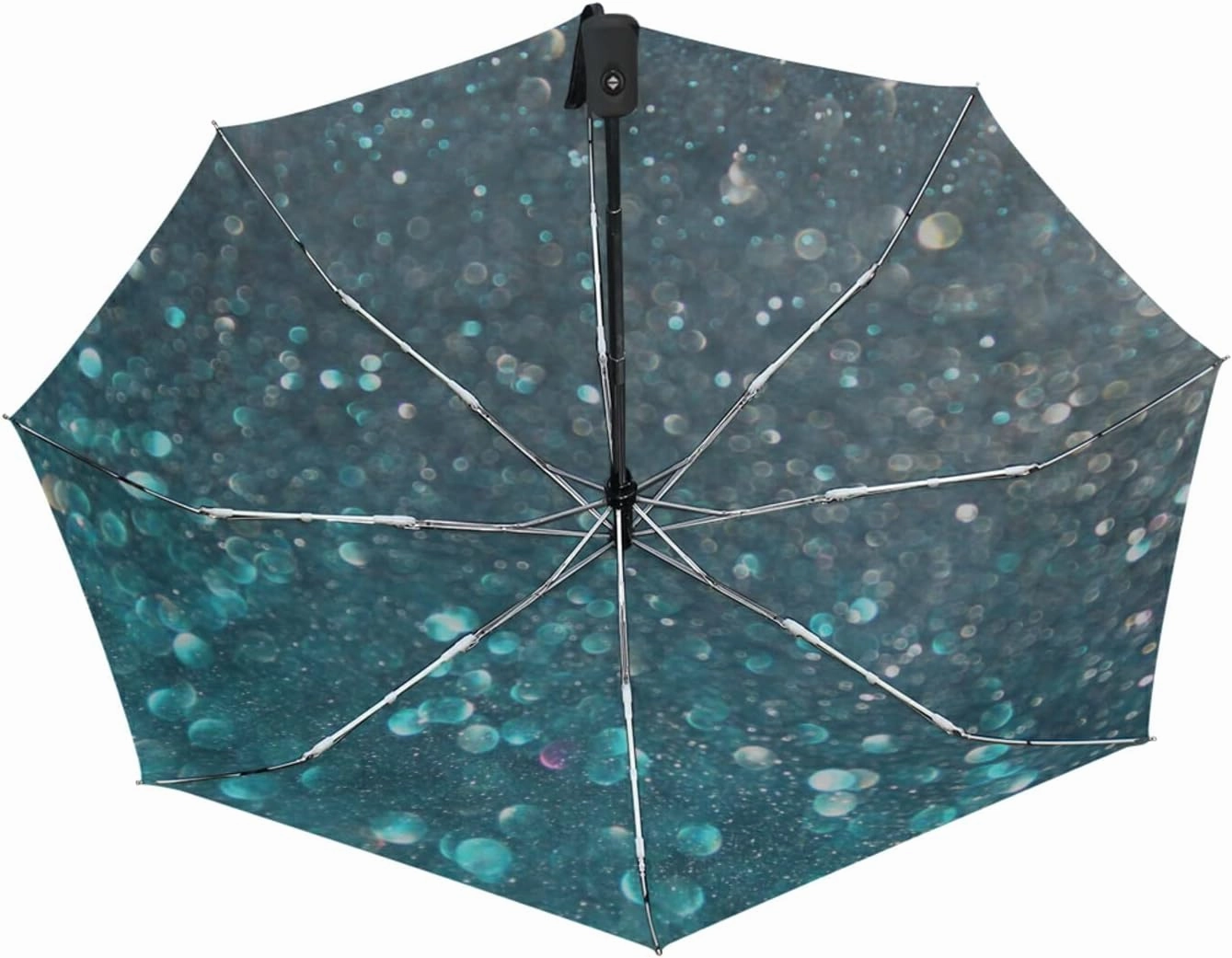 Oyihfvs Automatic Windproof Waterproof Umbrella, Folding Umbrella Reinforced Portable Automatic Compact Anti-UV Sun rain Auto Open/Close