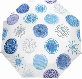 Oyihfvs Automatic Windproof Waterproof Umbrella, Folding Umbrella Reinforced Portable Compact Anti-UV Sun rain Auto Open/Close