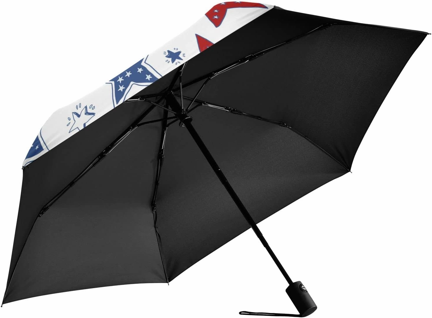 Oyihfvs Automatic Windproof Waterproof Umbrella, Folding Umbrella Reinforced Portable Compact UV Protection Sun rain Auto Open/Close