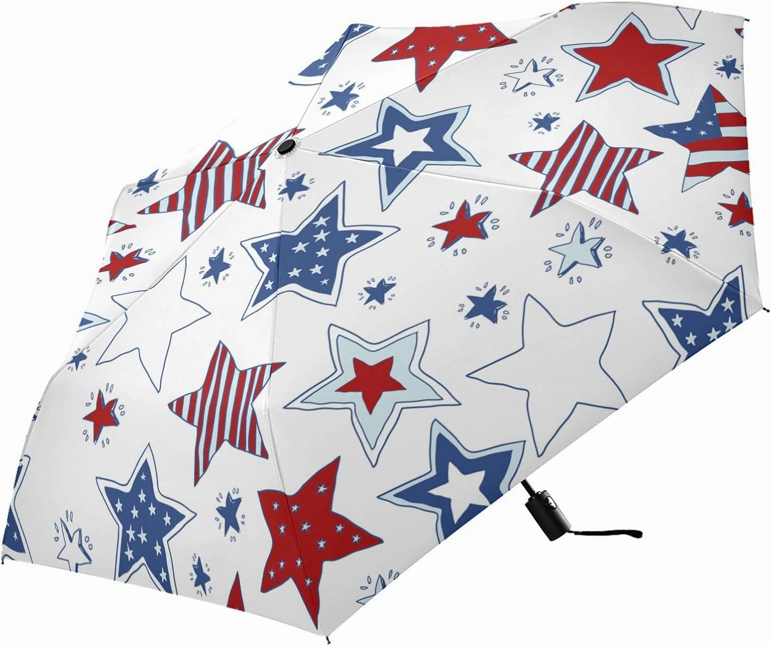 Oyihfvs Automatic Windproof Waterproof Umbrella, Folding Umbrella Reinforced Portable Compact UV Protection Sun rain Auto Open/Close