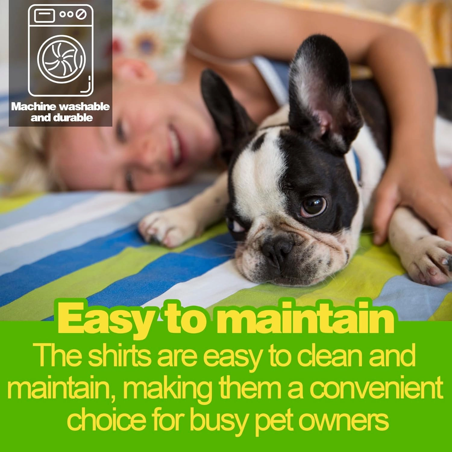 Paiaite 6-Piece Striped Shirt Set: Sleeveless Cotton Puppy Dog Shirts, Breathable Pet Apparel Tank Tops, Colorful Sweatshirts for Small & Medium Dogs