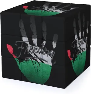 Palestine Freedom Adults 3x3x3 Color-Matching Smooth Fully Printed Cube Gift