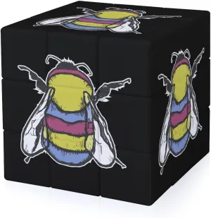 Pansexual Bee Funny 3x3x3 Cube Smooth Lightweight Puzzle for Adult Graphic Printing Travel