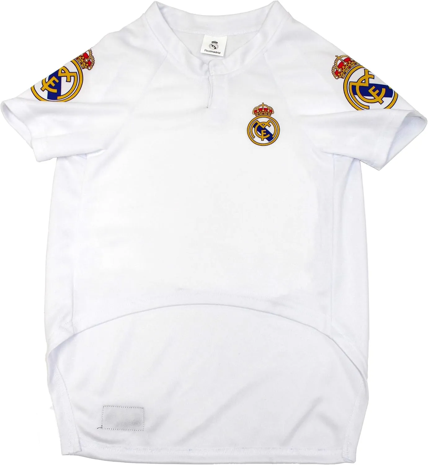 Pets First Real Madrid Jersey for DOGS & CATS Football Fan Jerseys, Bright Team colors, SIZE: Large