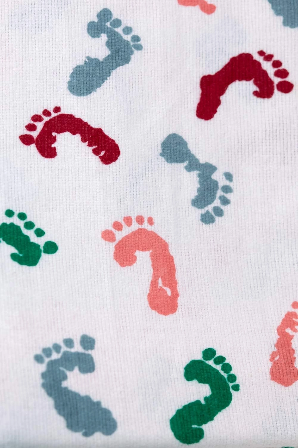 PILL THING Baby Hospital Receiving Swaddle Blankets for Newborn Babies - Original Baby Footprint Design Breathable 100% Cotton - Durable Hospital Quality - Generous Size- (Baby Feet, 10 Pack)