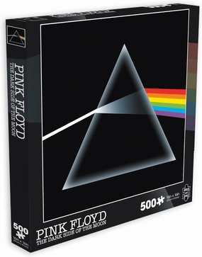 Pink Floyd Rock Saws Dark Side of The Moon 500pc Puzzle (500 Piece Jigsaw Puzzle) - Glare Free - Precision Fit - Officially Licensed Pink Floyd Merchandise & Collectibles - 12x12 Inches