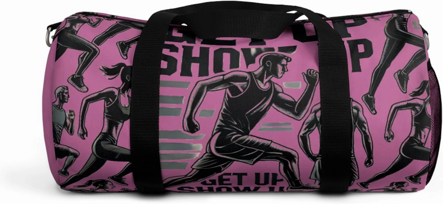 Pink runner duffle bag | The Grind collection – Durable gym and travel gear for women on the move