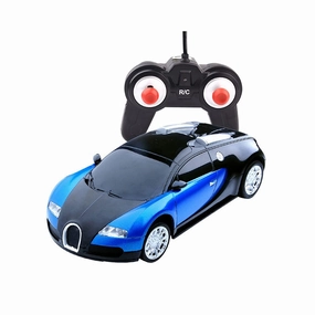 Playzu R/C 1:24 Scale Sports Vehicle, Blue & Black - Remote Control Car for Kids Ages 6 