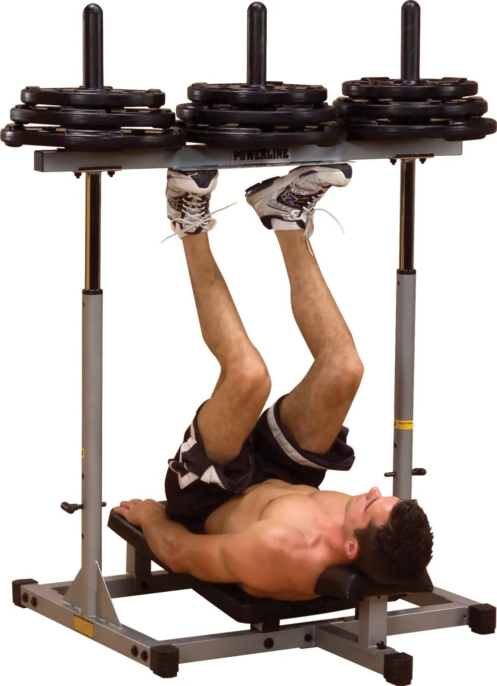 Powerline by Body-Solid (PVLP156X) Vertical Leg Press - Compact, Space-Saving Home Gym Equipment with Extra-Thick Pads for Lower Body Workouts
