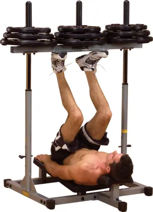 Powerline by Body-Solid (PVLP156X) Vertical Leg Press - Compact, Space-Saving Home Gym Equipment with Extra-Thick Pads for Lower Body Workouts