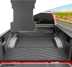 powoq 6.5FT Bed Mat Compatible with 2015-2025 Ford F150 Truck Bed Mat TPE Bed Liner All Season Protection Truck Bed Liner Replacement for 2015-2025 Ford F150 Accessories (6.5FT Truck Bed Mat)