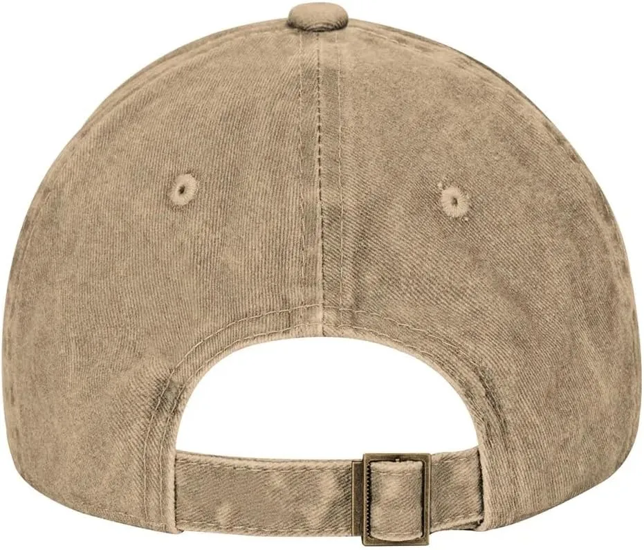 Praying Angel with Wings Vintage Denim hat Baseball Cap Men Women Peak Cap Outdoor Dad Hat