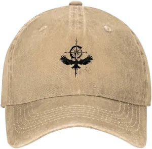Praying Angel with Wings Vintage Denim hat Baseball Cap Men Women Peak Cap Outdoor Dad Hat