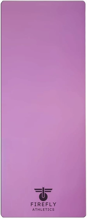 Premium Yoga Mat - 5mm Thick, Extra Wide & Long, Non-Slip Natural Rubber Base & PU Top, Anti-Tear, Ideal for Yoga, Pilates, and Fitness.