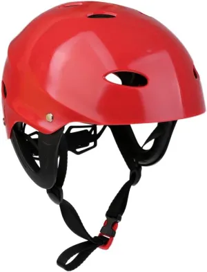 Professional Adjustable Water Sports Safety Helmet for Kayak Canoe Sailing Surfing Hard Shell Red ABS EVA Liner CE Certified