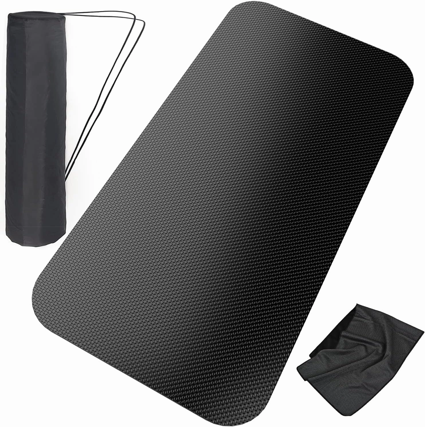 Protective Treadmill & Stationary Bike Mat - Waterproof, Suitable for Hardwood & Carpet, Ideal for Exercise & Jump Rope Use